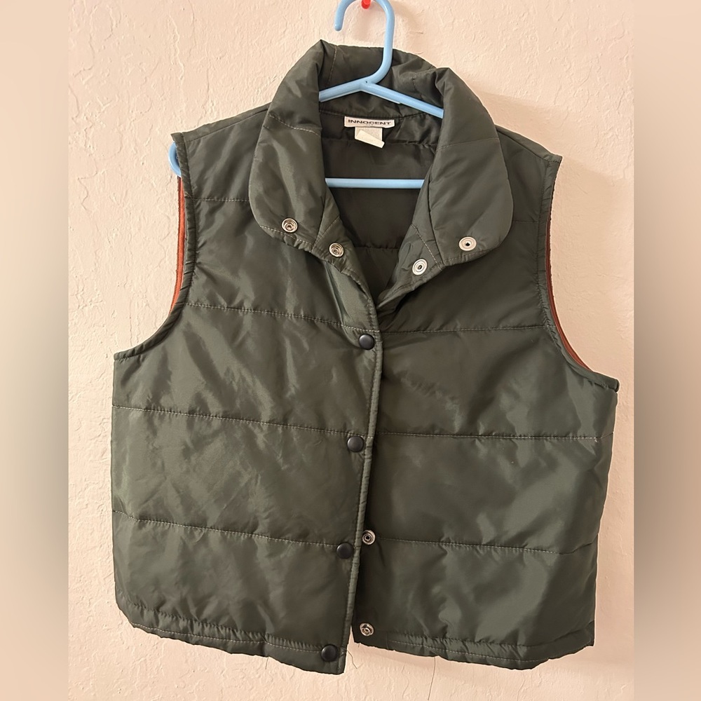 Olive Green Vest (M)